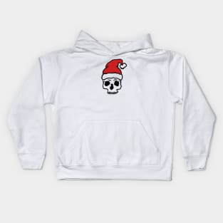 Skull Christmas Ugly Kids Hoodie